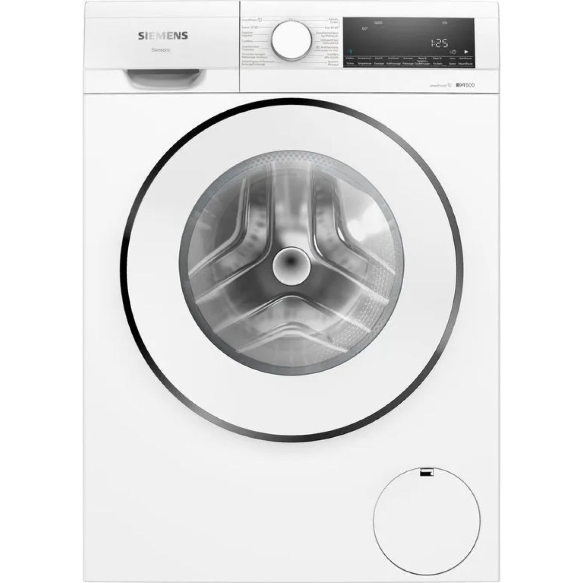 Siemens WG46G2Z0FG - iQ500 - Wasmachine met stoom - 9 kg - 1600 rpm - Energielabel A - NL/FR display siemens wg46g2z0fg - iq500 - wasmachine met stoom - 9 kg - 1600 rpm - energielabel a - nl/fr display