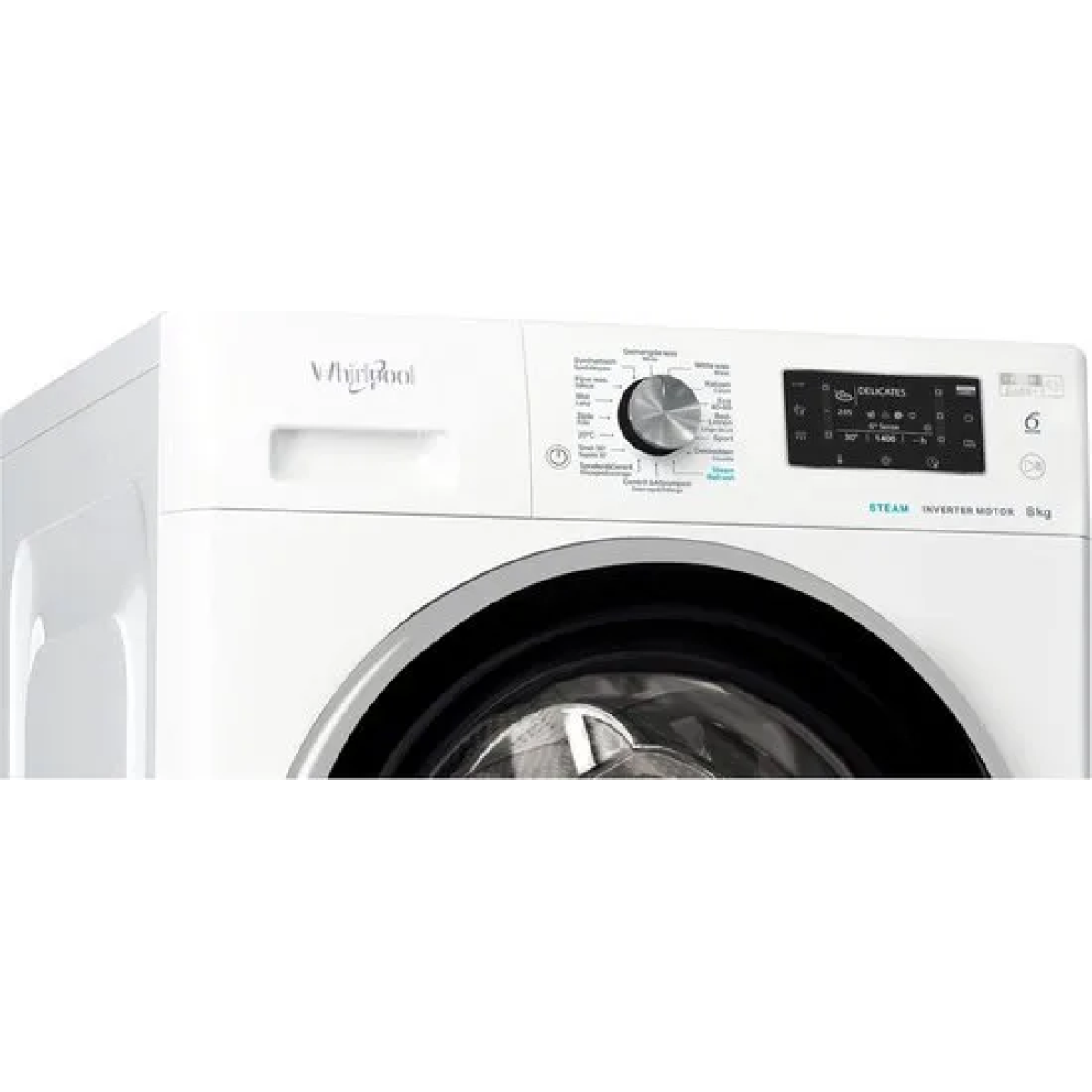 whirlpool ffd 8489e bsv be wasmachine voorbelading 8 kg 1400 rpm wit