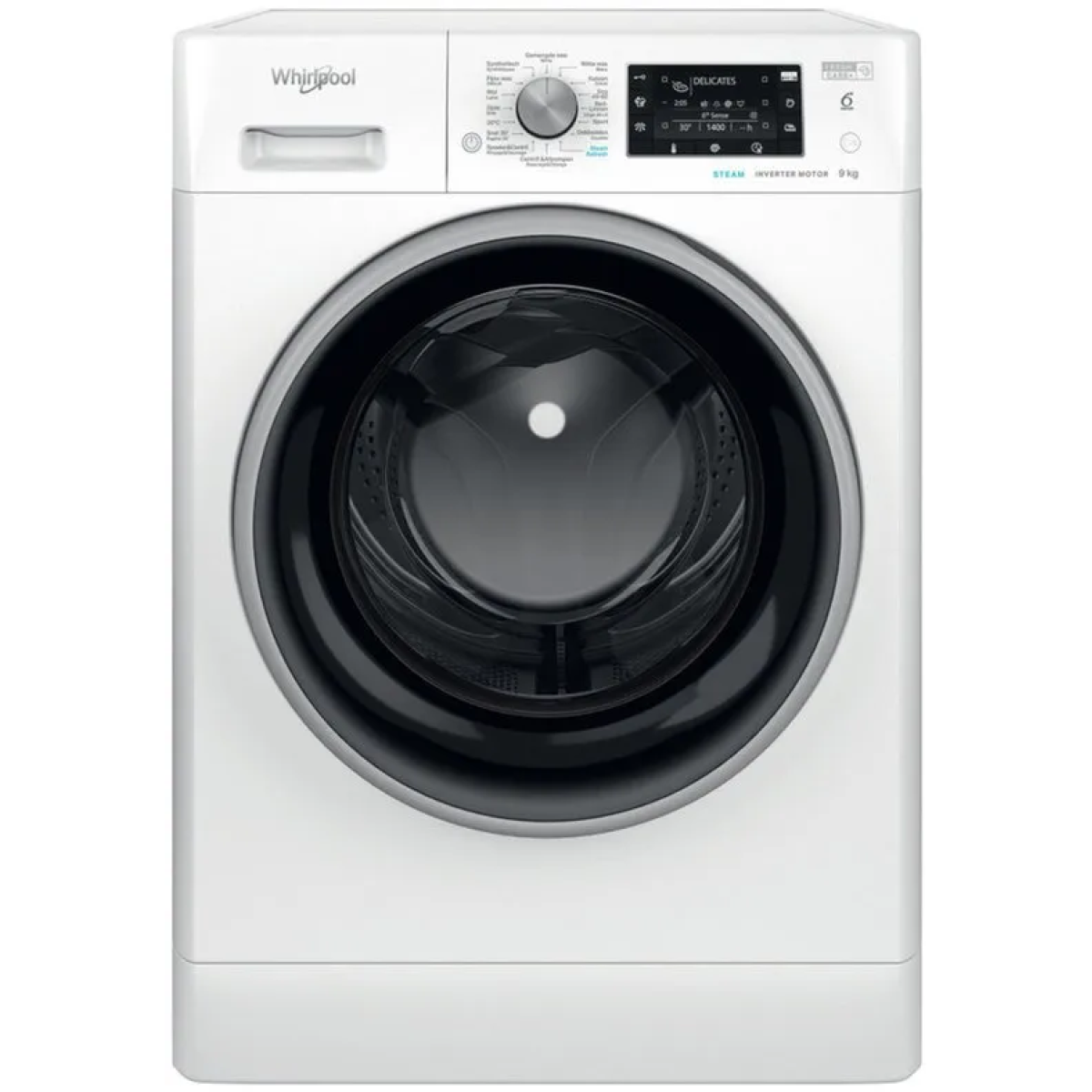 Whirlpool FreshCare FFD 9489E BSV BE wasmachine Voorbelading 9 kg 1400 RPM Wit whirlpool freshcare ffd 9489e bsv be wasmachine voorbelading 9 kg 1400 rpm wit