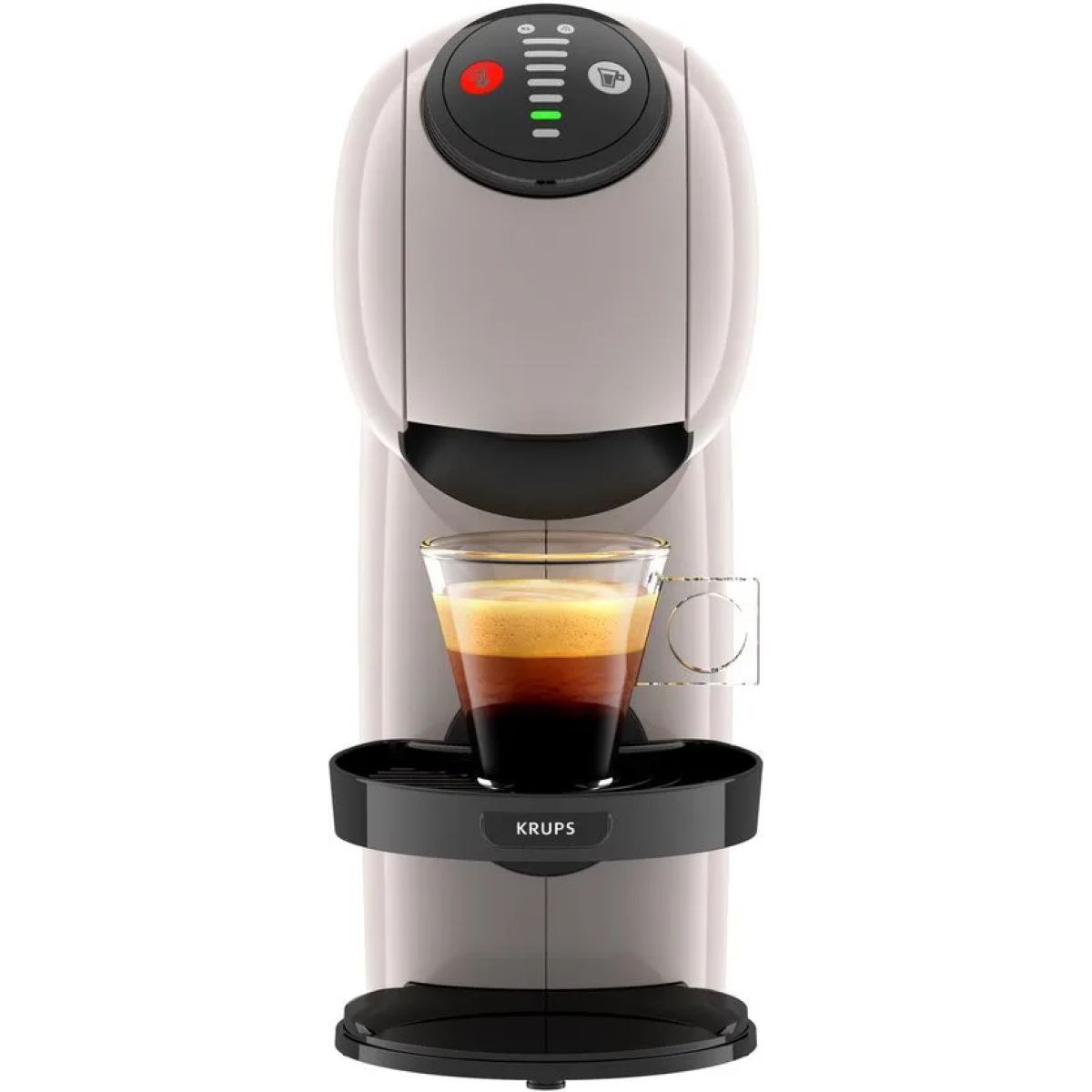 Krups NESCAFÉ Dolce Gusto Genio S KP243A - Koffiecupmachine - Basic Taupe - Automatische Stop - Eenvoudig Personaliseren - Met XL-functie - Voor Dolce Gusto Cups krups nescafé dolce gusto genio s kp243a - koffiecupmachine - basic taupe - automatische stop - eenvoudig personaliseren - met xl-functie - voor dolce gusto cups