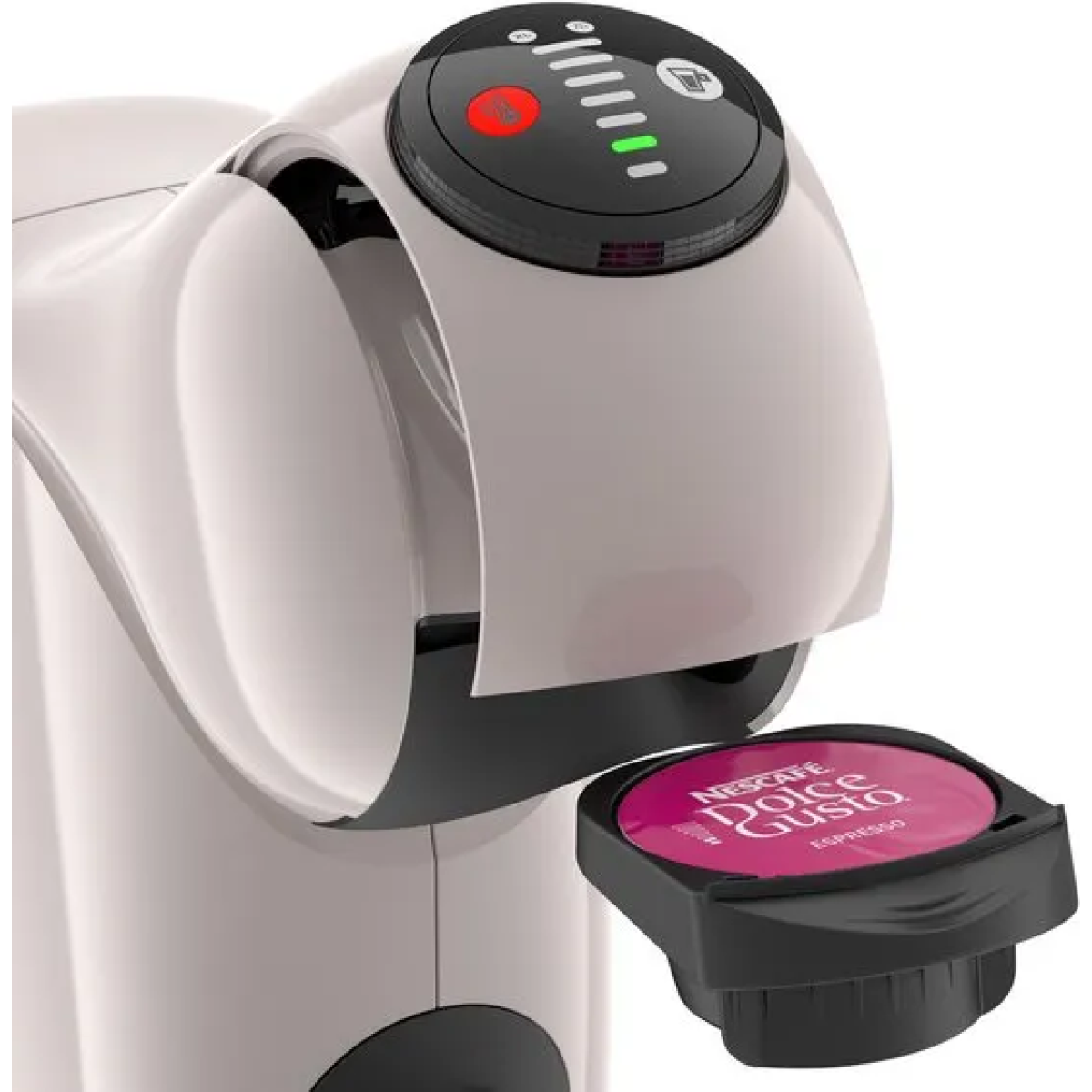 Krups NESCAFÉ Dolce Gusto Genio S KP243A - Koffiecupmachine - Basic Taupe - Automatische Stop - Eenvoudig Personaliseren - Met XL-functie - Voor Dolce Gusto Cups krups nescafé dolce gusto genio s kp243a - koffiecupmachine - basic taupe - automatische stop - eenvoudig personaliseren - met xl-functie - voor dolce gusto cups