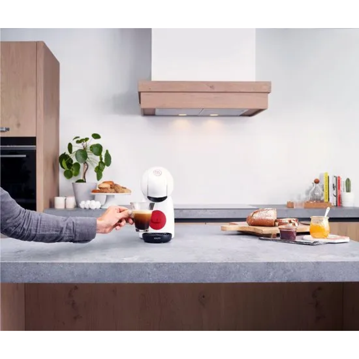 Krups NESCAFÉ Dolce Gusto PICCOLO XS KP1A0110 - Koffiecupmachine - Wit krups nescafé dolce gusto piccolo xs kp1a0110 - koffiecupmachine - wit