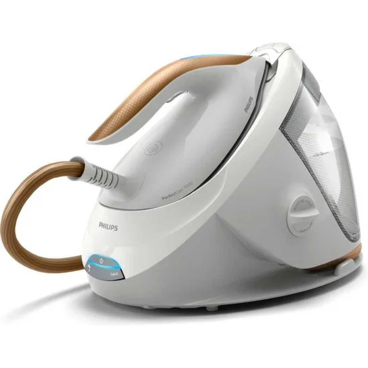 philips perfect care 7000 series psg7040/10 - stoomgenerator - 1.8l watertank - wit / goud