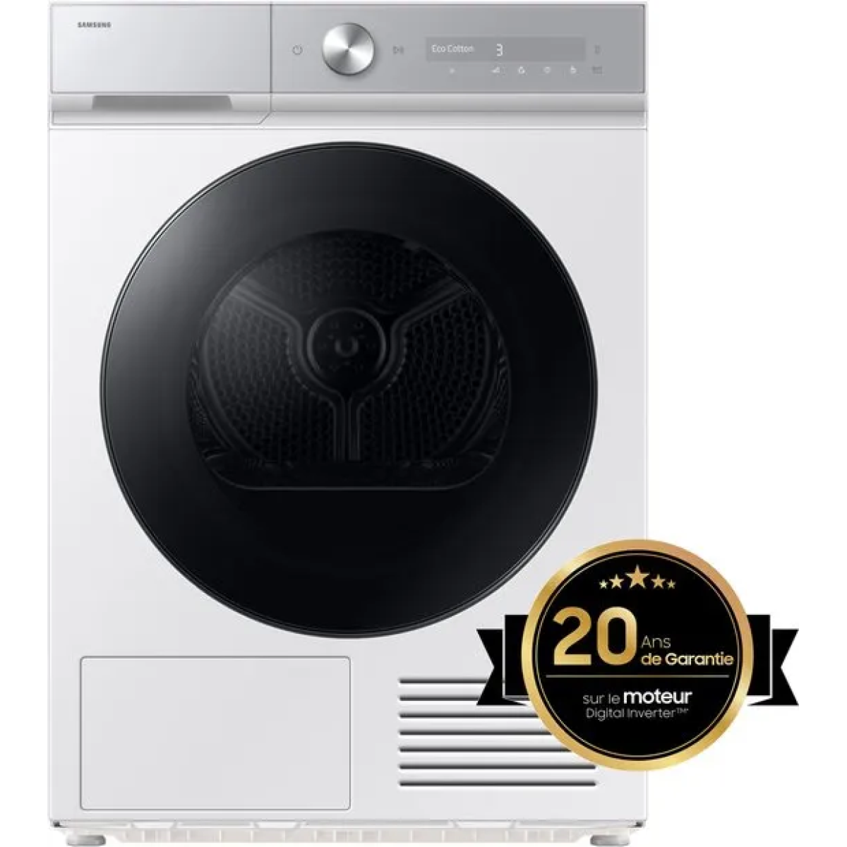 Samsung BESPOKE DV90DB8845GHU3 8000 serie - Wasdroger - Silent Dry - Energielabel A - 9 kg samsung bespoke dv90db8845ghu3 8000 serie - wasdroger - silent dry - energielabel a - 9 kg