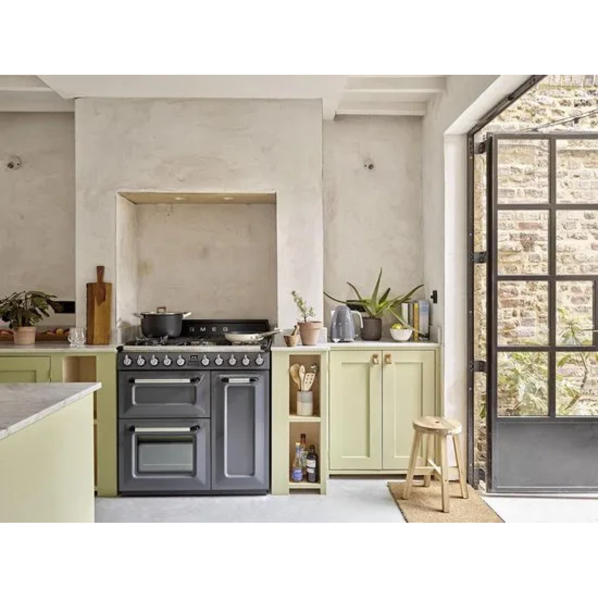 SMEG KLF03GREU - Waterkoker - Leigrijs - 1,7L smeg klf03greu - waterkoker - leigrijs - 1,7l