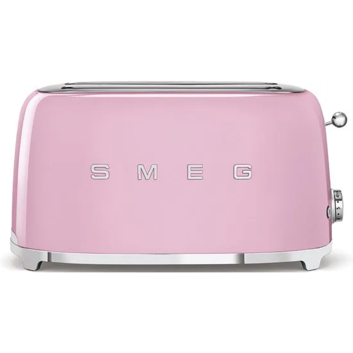 smeg tsf02pkeu - broodrooster - roze - 2x4 - 1500w - 6 niveaus