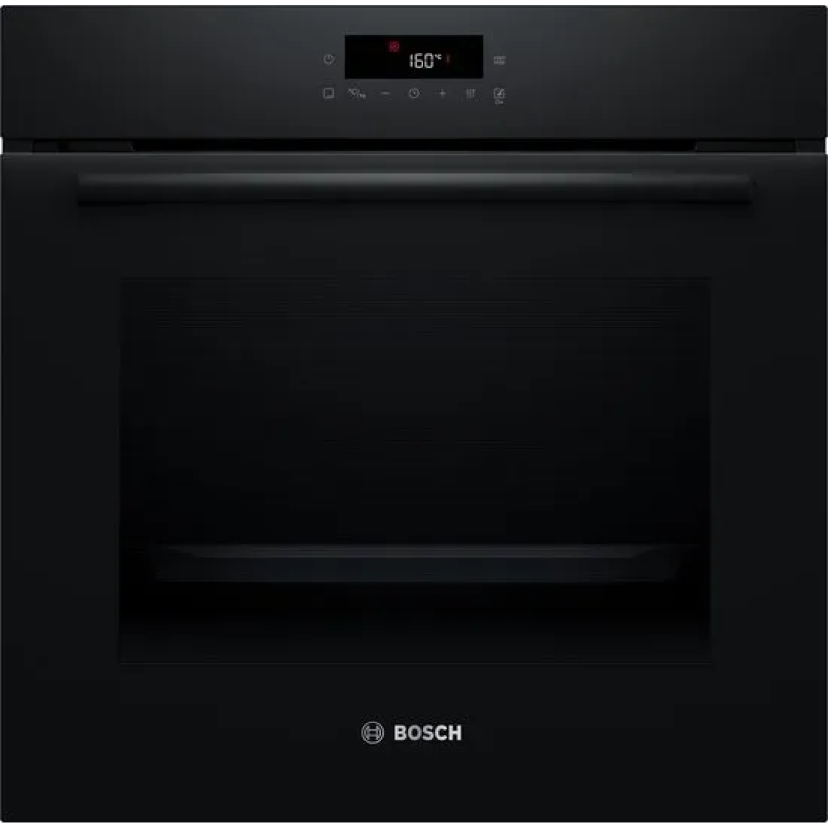 bosch hba571bb4 - serie 2 - inbouwoven - 71 l - 60 cm x 60 cm - eenvoudig te reinigen met pyrolytische zelfreiniging - zwart - energieklasse a+