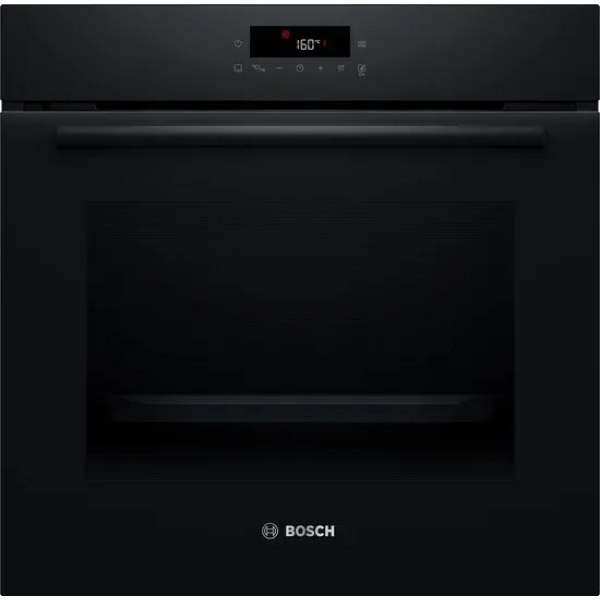 bosch hba571bb4 - serie 2 - inbouwoven - 71 l - 60 cm x 60 cm - eenvoudig te reinigen met pyrolytische zelfreiniging - zwart - energieklasse a+