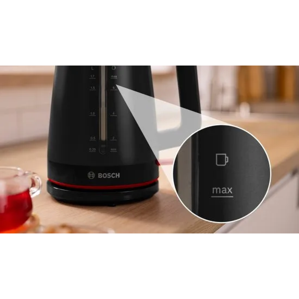 bosch twk3m123 mymoment - waterkoker - zwart