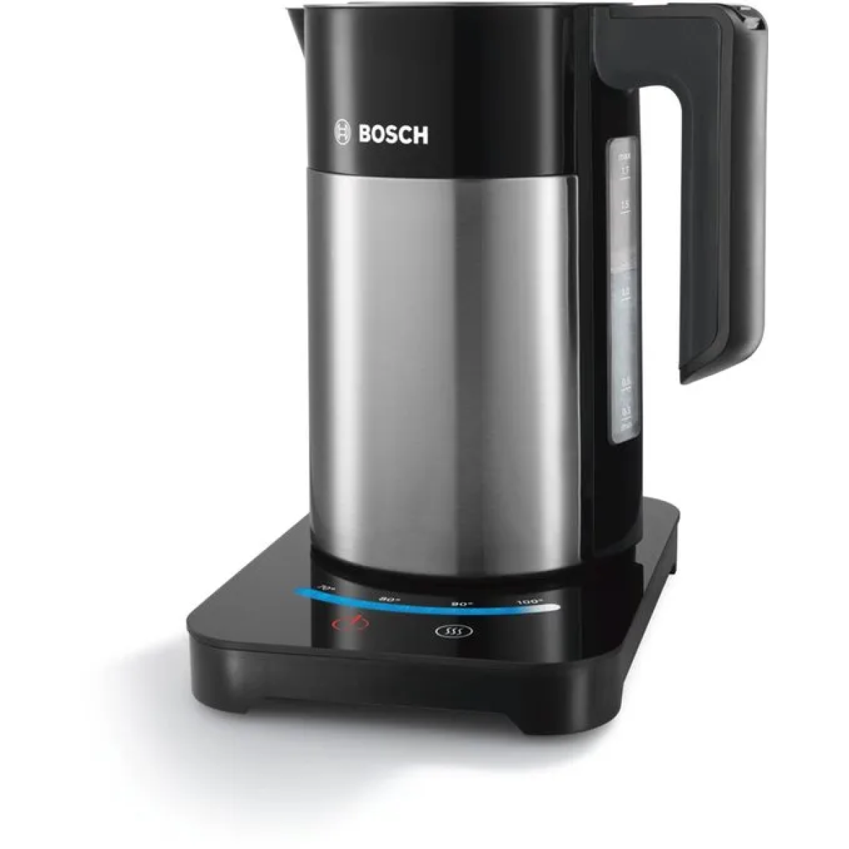 bosch twk7203 - waterkoker - zwart/rvs