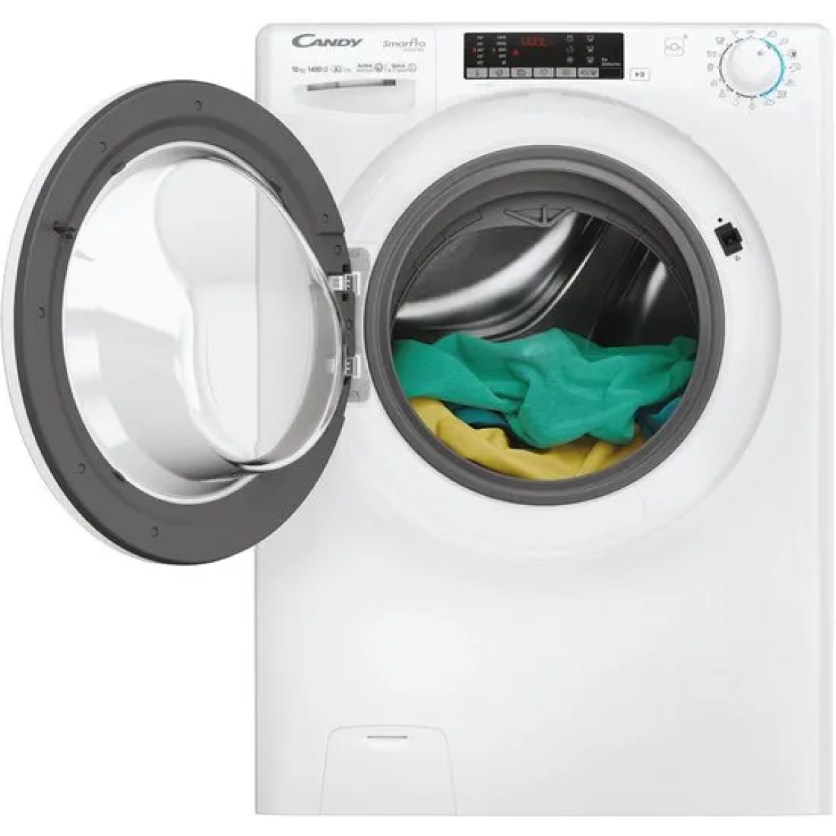 candy smart pro inverter co 4104twm/1-s wasmachine voorbelading 10 kg 1400 rpm wit