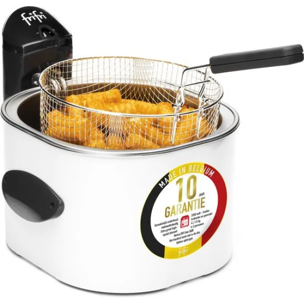 frifri 1528 - frituurpan - friteuse - 4 liter - koude zone - 3200 watt - 1,5 kg friet - 10 jaar garantie