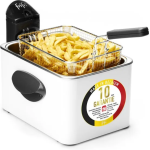 Frifri 1948B - Frituurpan - friteuse - 4 liter - koude zone - 3200 Watt - 1,5 kg friet - 10 jaar garantie