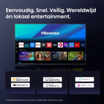 Hisense 58A6Q tv 147,3 cm (58") 4K Ultra HD Smart TV Wifi Zwart