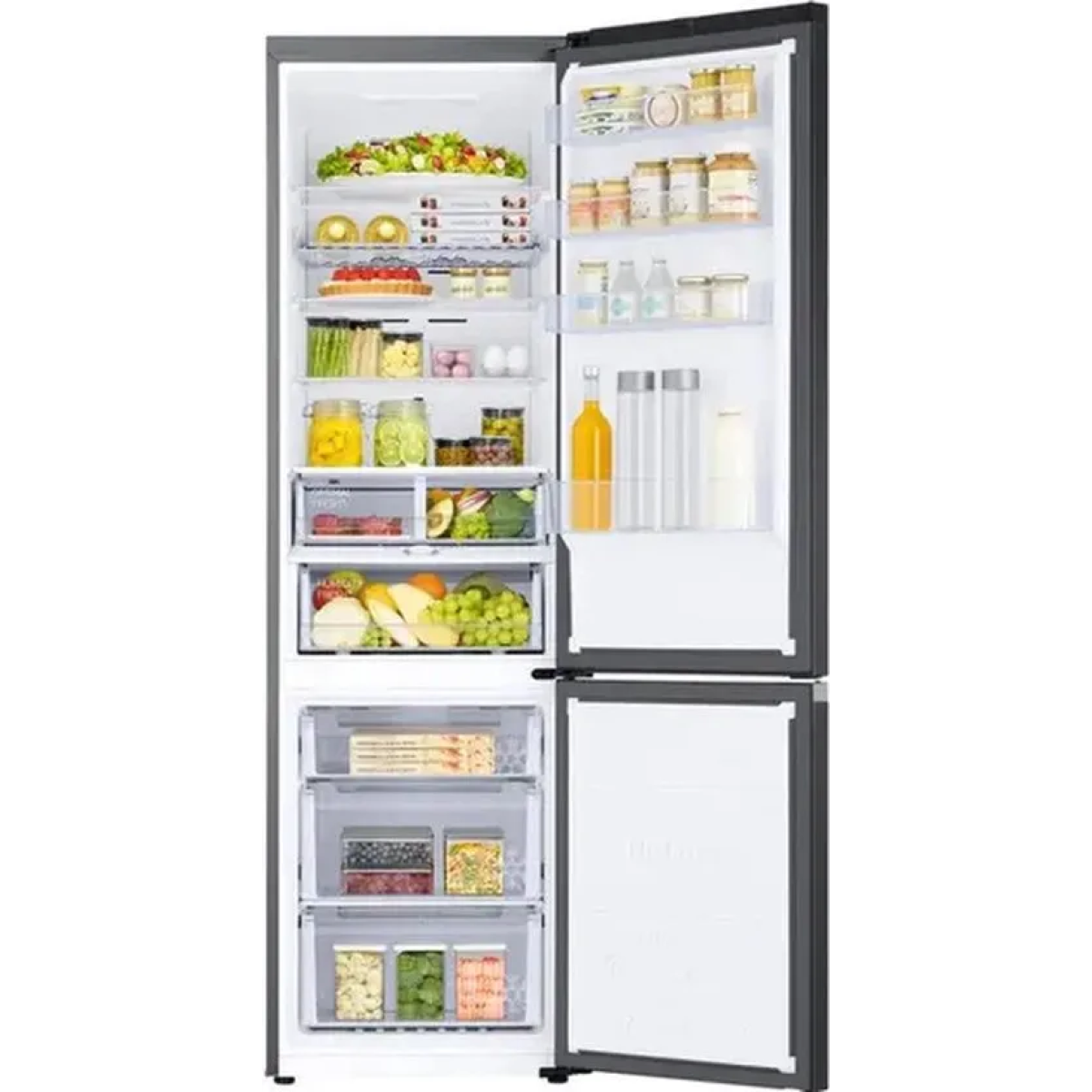 samsung rb38c605cb1/ef koel-vierscolbinatie 390 l c zwart l wifi