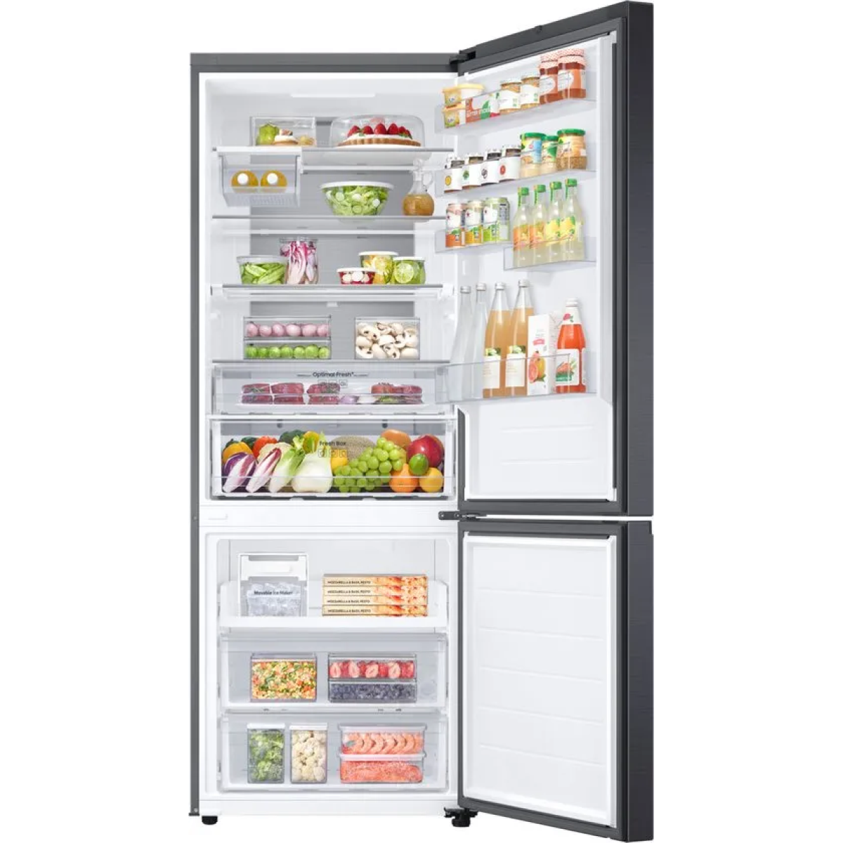 samsung rb53dg706ab1 - koel-vriescombinatie - extra breed - ai energy mode