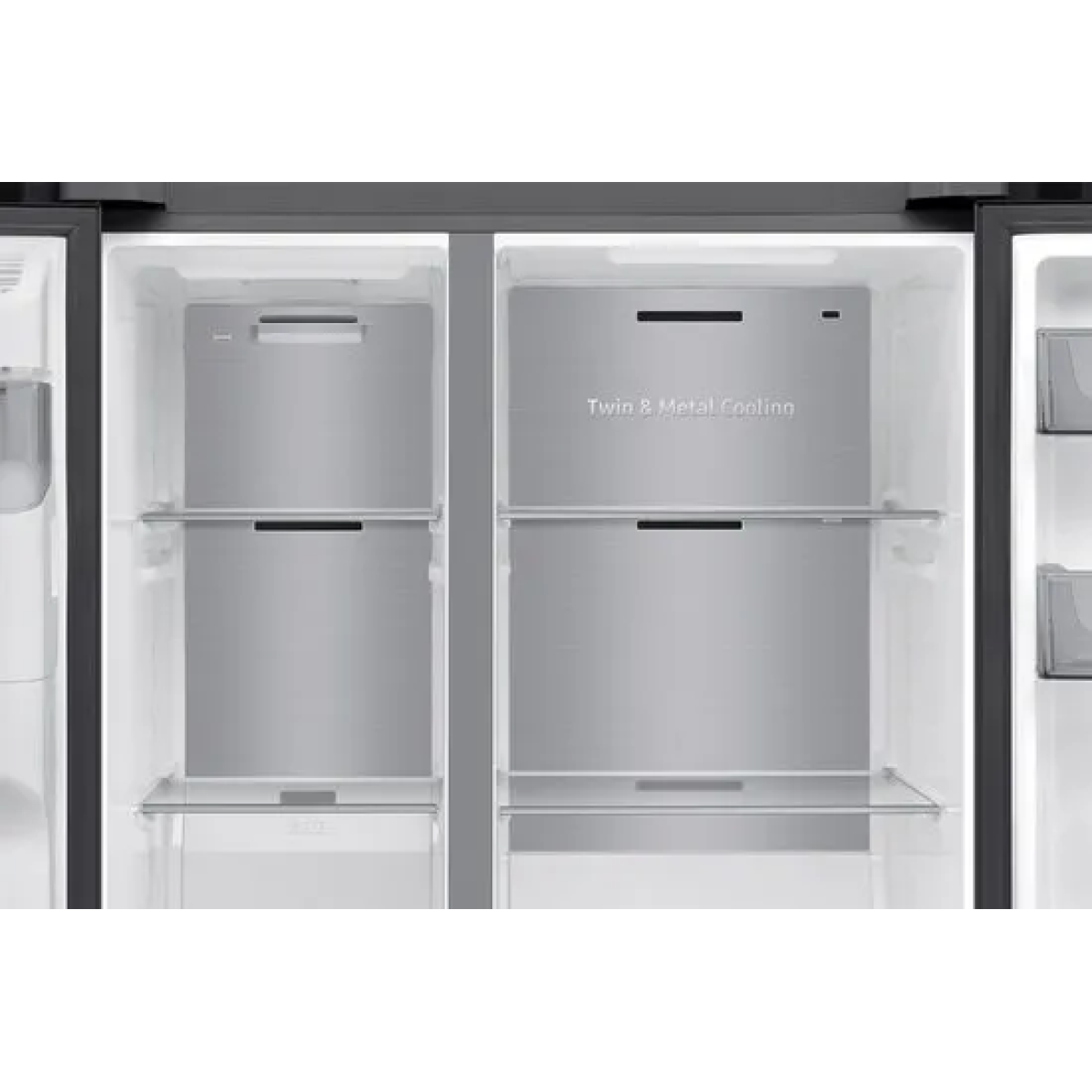 samsung rs70f66kcfef - amerikaanse koelkast - 7 serie - zwart inox - wifi