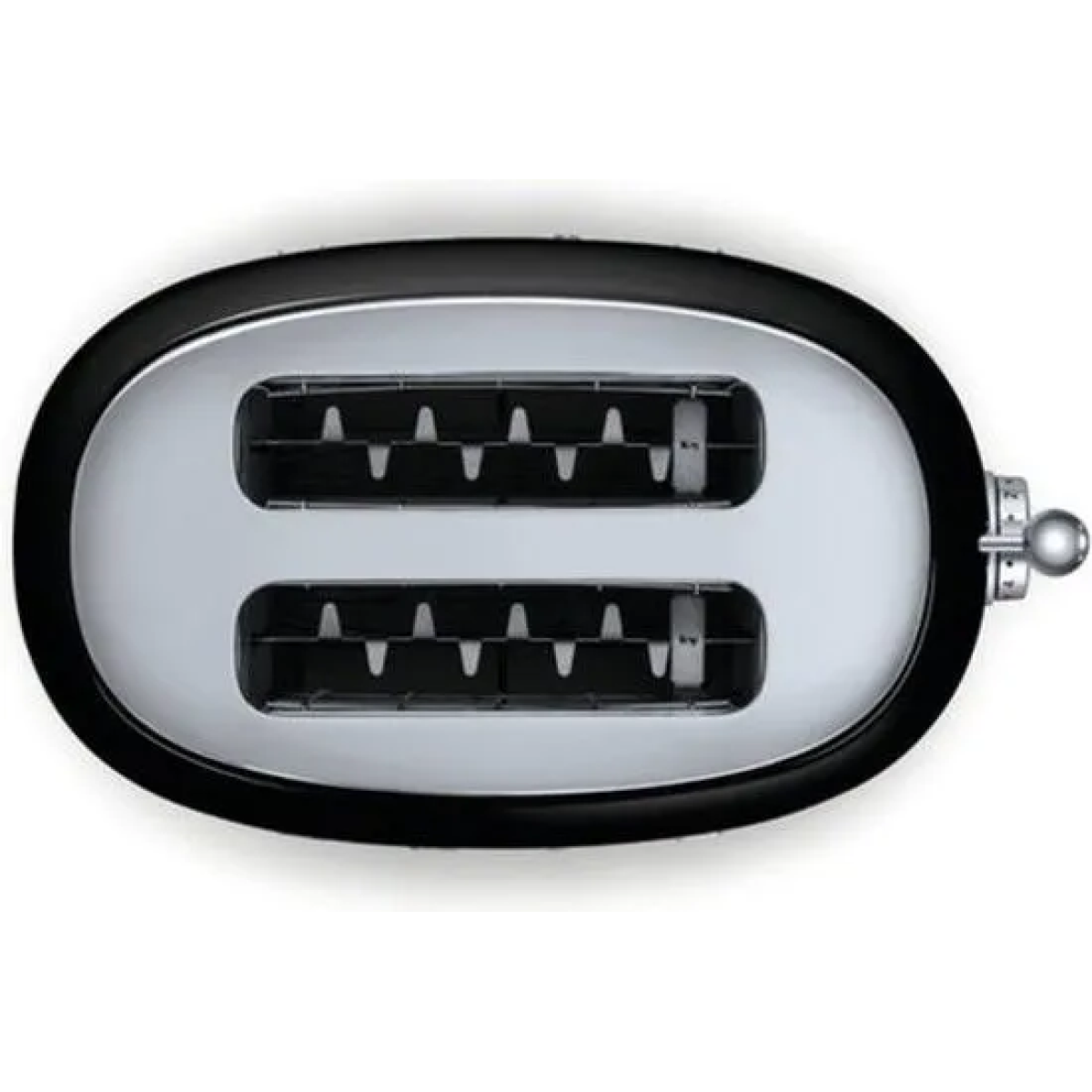 smeg tsf01bleu - broodrooster - zwart - 2x2 - 950w - 6 niveaus