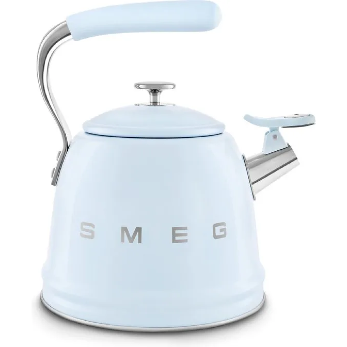 smeg wkf01pb - fluitketel - pastelblauw - 2.3 liter