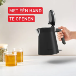 Tefal Collection KI6668 - Waterkoker - 1,7L - Stijlvol Retro Design - 1-kopsindicator - Automatische Uitschakeling - 2400W - Zwart