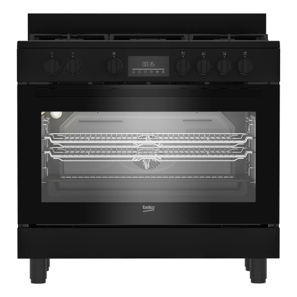 beko bgm 11226 eb kookplaat a+ electrisch gaskookplaat zwart