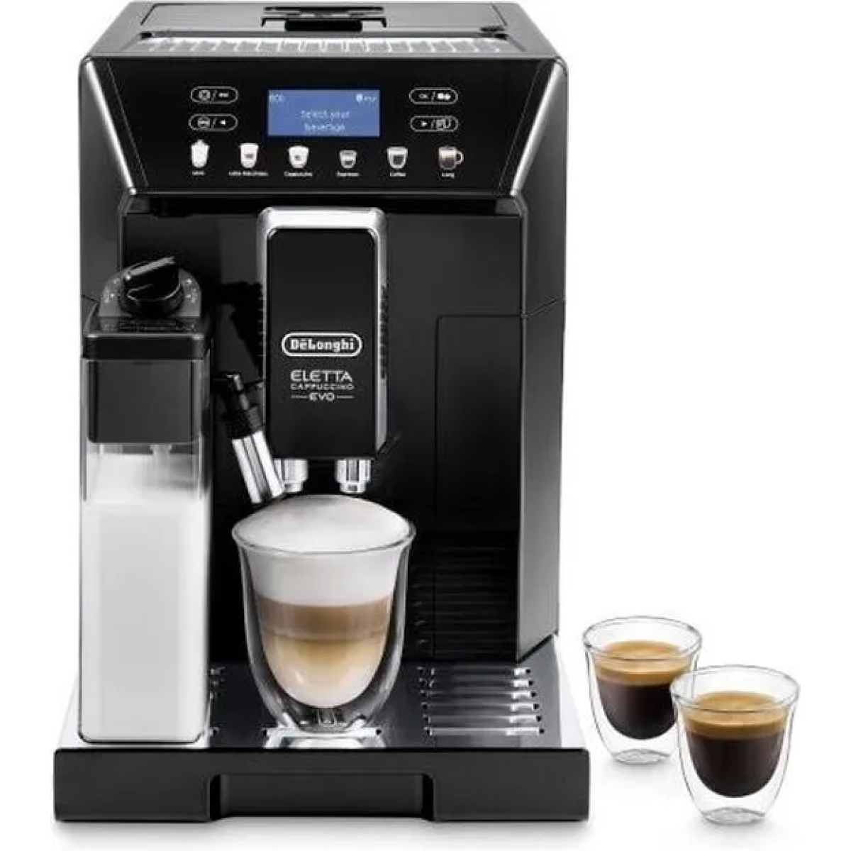 DeLonghi ECAM46.860.B - Volautomatische Espressomachine - Zwart delonghi ecam46.860.b - volautomatische espressomachine - zwart