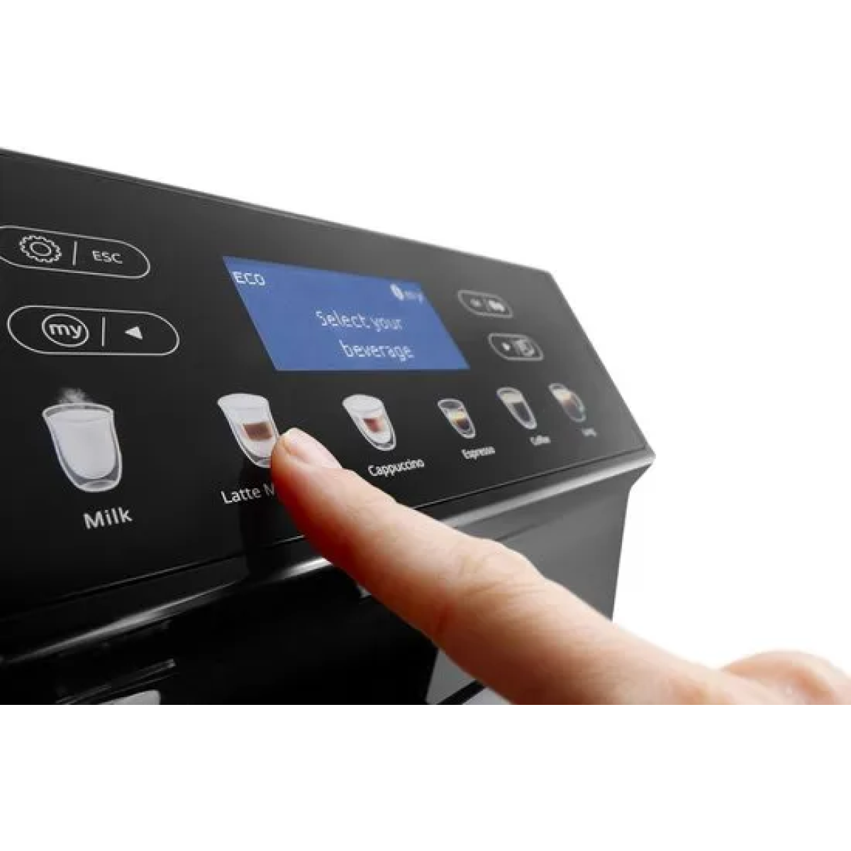 delonghi ecam46.860.b - volautomatische espressomachine - zwart