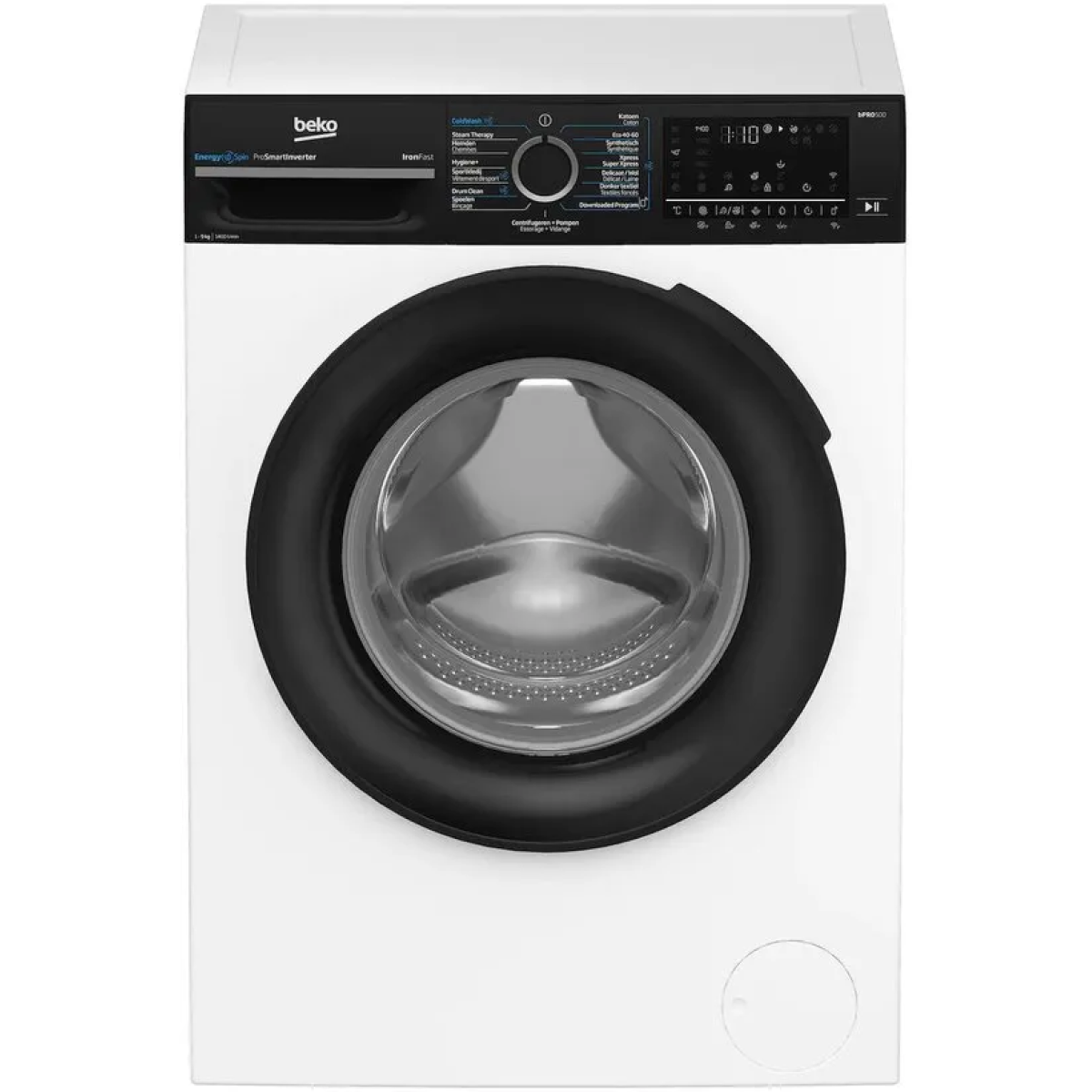 beko bm5dft4941b- wasdroogcombinatie 9kg/6kg, 1400t, energyspin, prosmart inverter motor