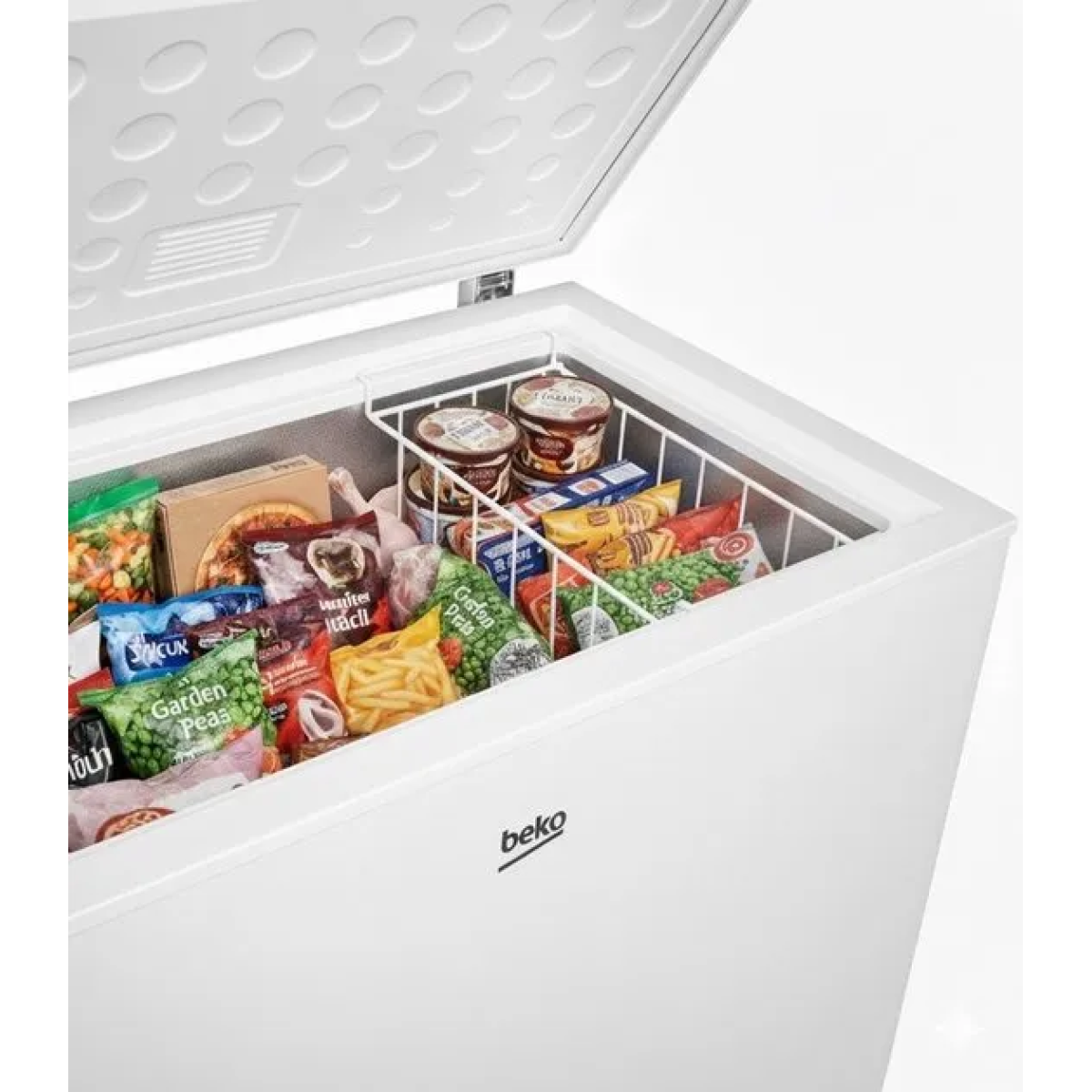 beko cf380ewn – vrieskist – 380 l capaciteit