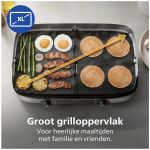 PHILIPS HD6222/90 Grillplaat Zwart