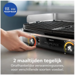 PHILIPS HD6222/90 Grillplaat Zwart
