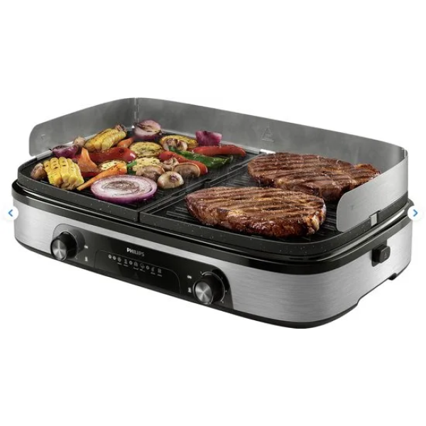 PHILIPS HD6222/90 Grillplaat Zwart