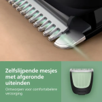 Philips Series 3000 Multigroom - Baardtrimmer - 9 in 1 - Neushaartrimmer - Intimate trimmer - Face&Hair&Body - Opbergzakje - Zwart - MG3945/15