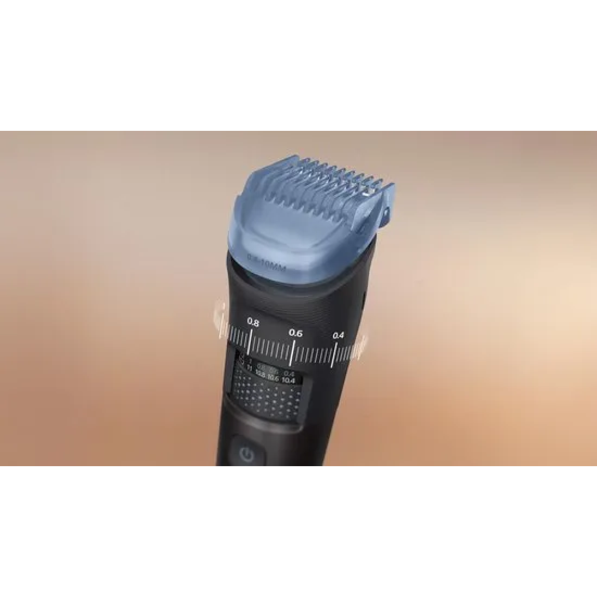 philips series 7000 baardtrimmer mannen - 4 trimkammen - dockingstation- waterproof - haaropvangsysteem - opbergetui - snel laden - zwart - bt7665/15