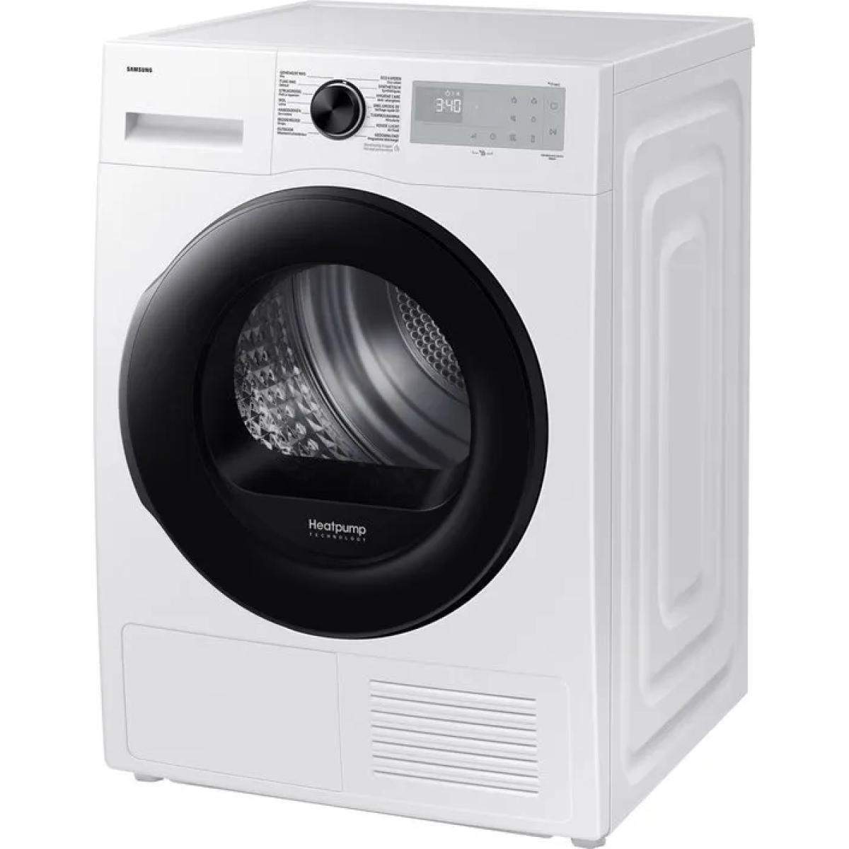 samsung dv9udg52a0ahen wasdroger - warmtepompdroger - 9kg - wit - nl/fr