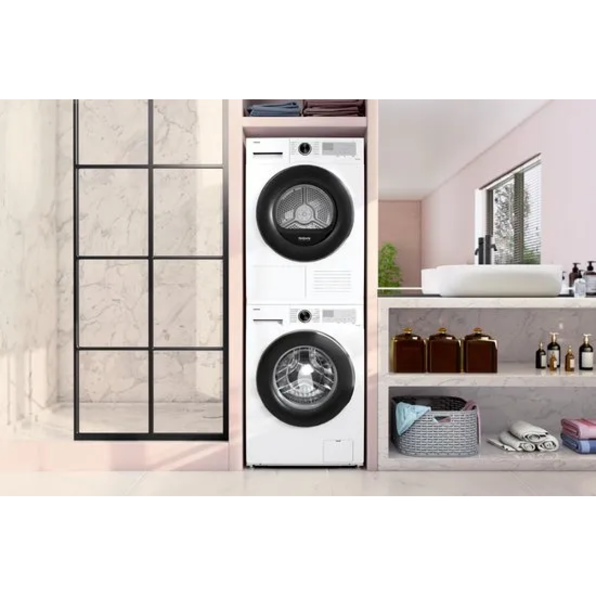 samsung dv9udg52a0ahen wasdroger - warmtepompdroger - 9kg - wit - nl/fr