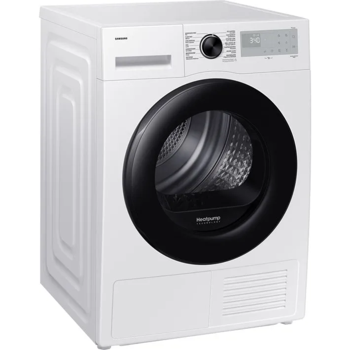 samsung dv9udg52a0ahen wasdroger - warmtepompdroger - 9kg - wit - nl/fr