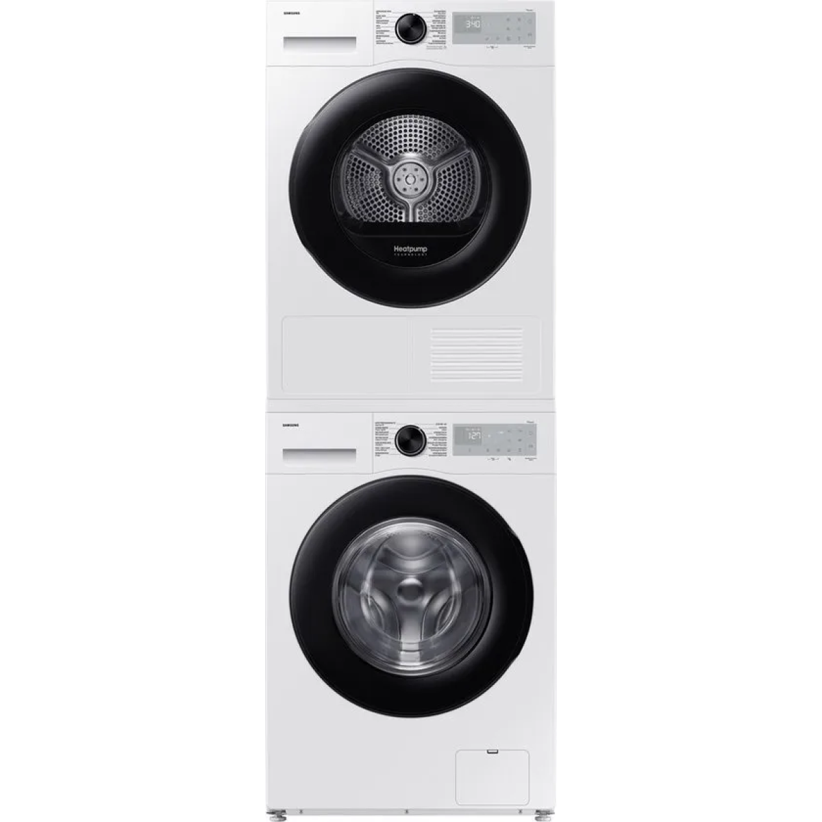 samsung dv9udg52a0ahen wasdroger - warmtepompdroger - 9kg - wit - nl/fr