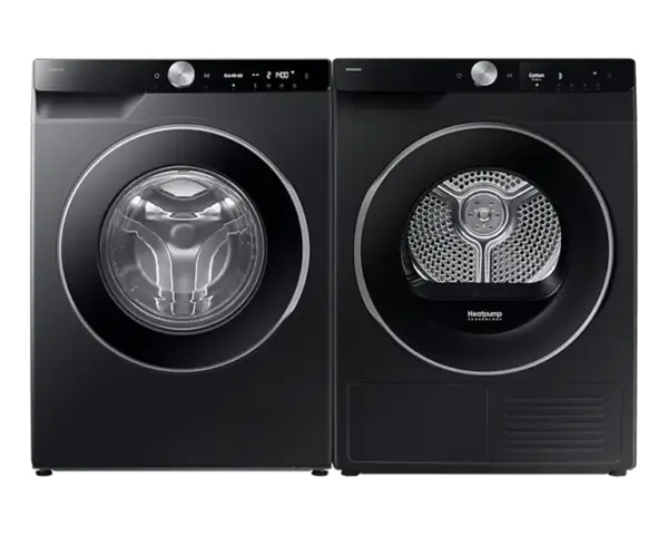 Samsung WW90DG6U85LB wasmachine + DV90DG6845LBU3 6000 serie – Wasdroger - Combideal