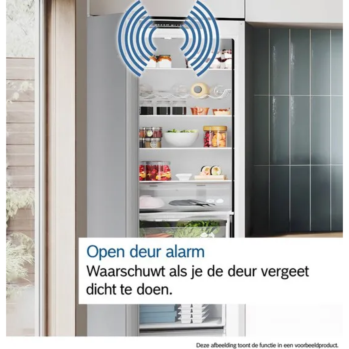 bosch kgn33nsdb - serie 2 - koelkast -koel-vriescombinatie - 175.4 x 61.4 cm - total no frost - nooit meer ontdooien - zilver- led verlichting - energielabel d