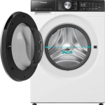 Hisense 5S Serie WF5S1045BW - Wasmachine met Energielabel A - 10,5kg - Auto dosing - 72dB (A) - Steam Wash -1400 toeren - Power Wash 49' - Connectlife