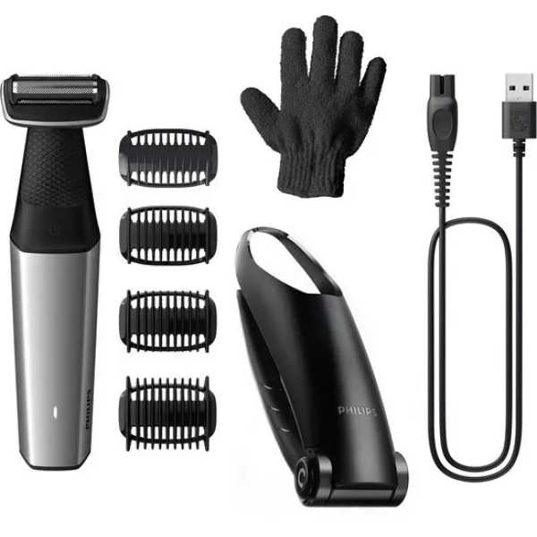 Philips series 5000 BG5021/16 - Bodygroomer voor mannen - Zilver
