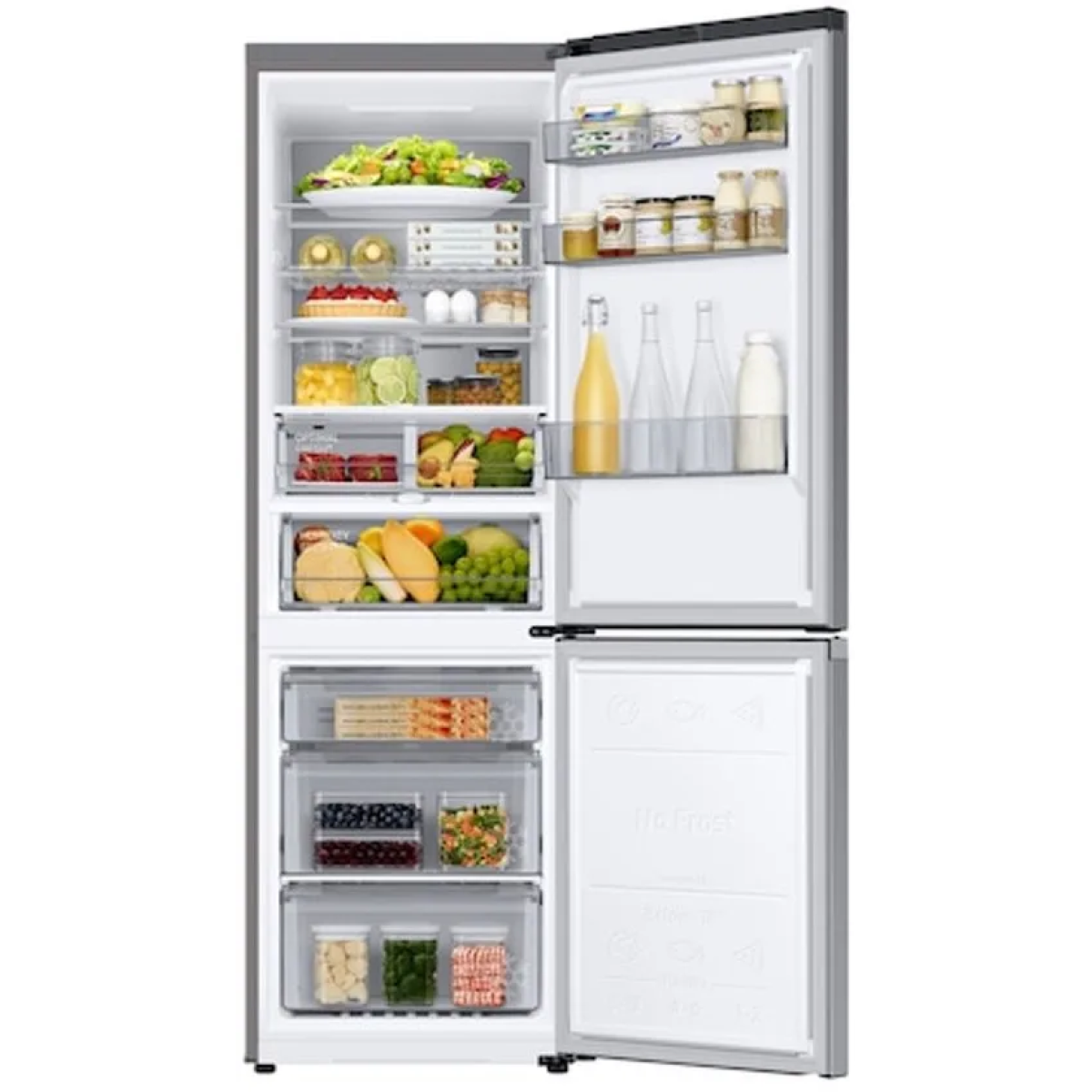 samsung rb34c705cs9 vrijstaand 344 l c roestvrijstaal