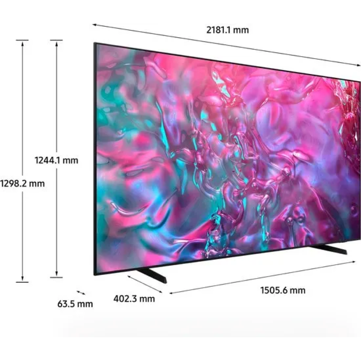 smart tv samsung tu98du9005 4k ultra hd 98" led amd freesync