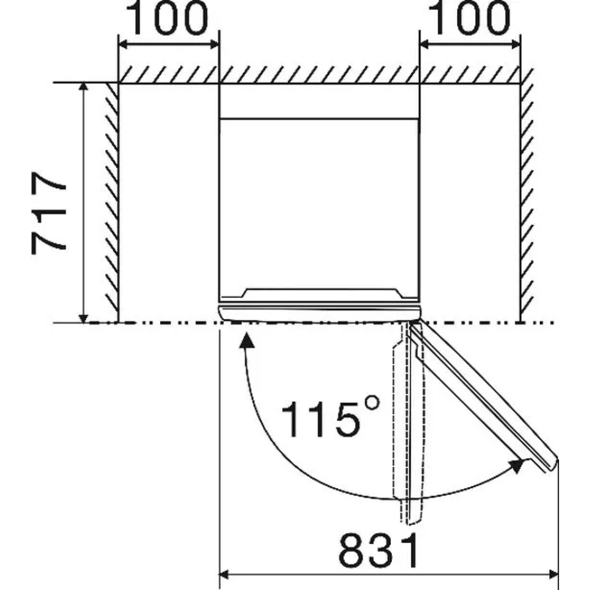 hisense rb440n4aca, koelkast met a energielabel - koel-vriescombinatie - no frost - rvs - multi-air flow - fast freeze - 35db (a) -inverter compressor - 336 liter