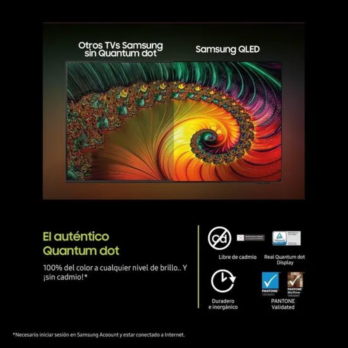 smart tv samsung tq55q7f4auxxc 55" 4k ultra hd hdr qled