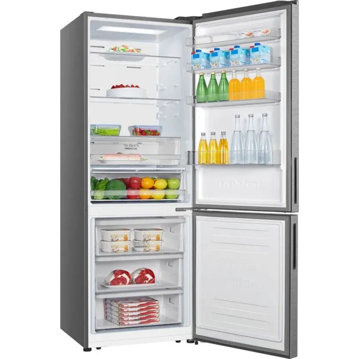 gorenje nrk720caxl4 vrijstaand 495 l roestvrijstaal