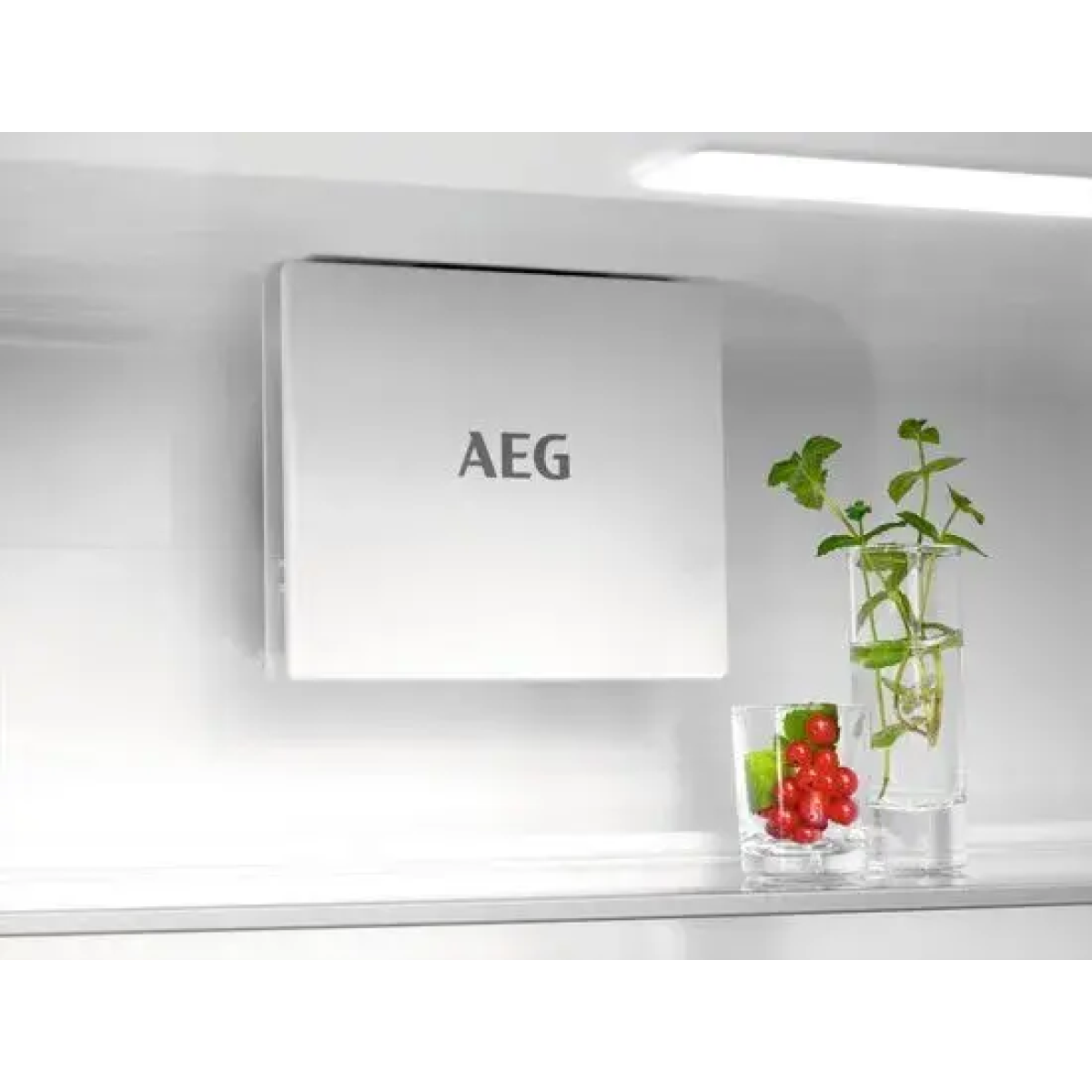 aeg osc5d181es - inbouw koel-vriescombinatie - sleepdeur - 196 l koeler - 73 l vriezer - ingebouwd - 34 db