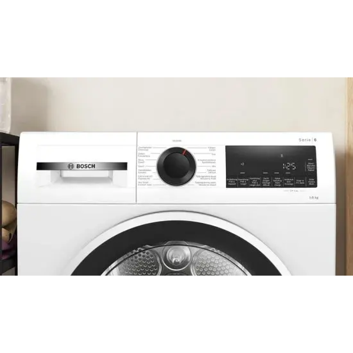 bosch wqg1320mfg serie 6, droogkast met warmtepomp, 8 kg