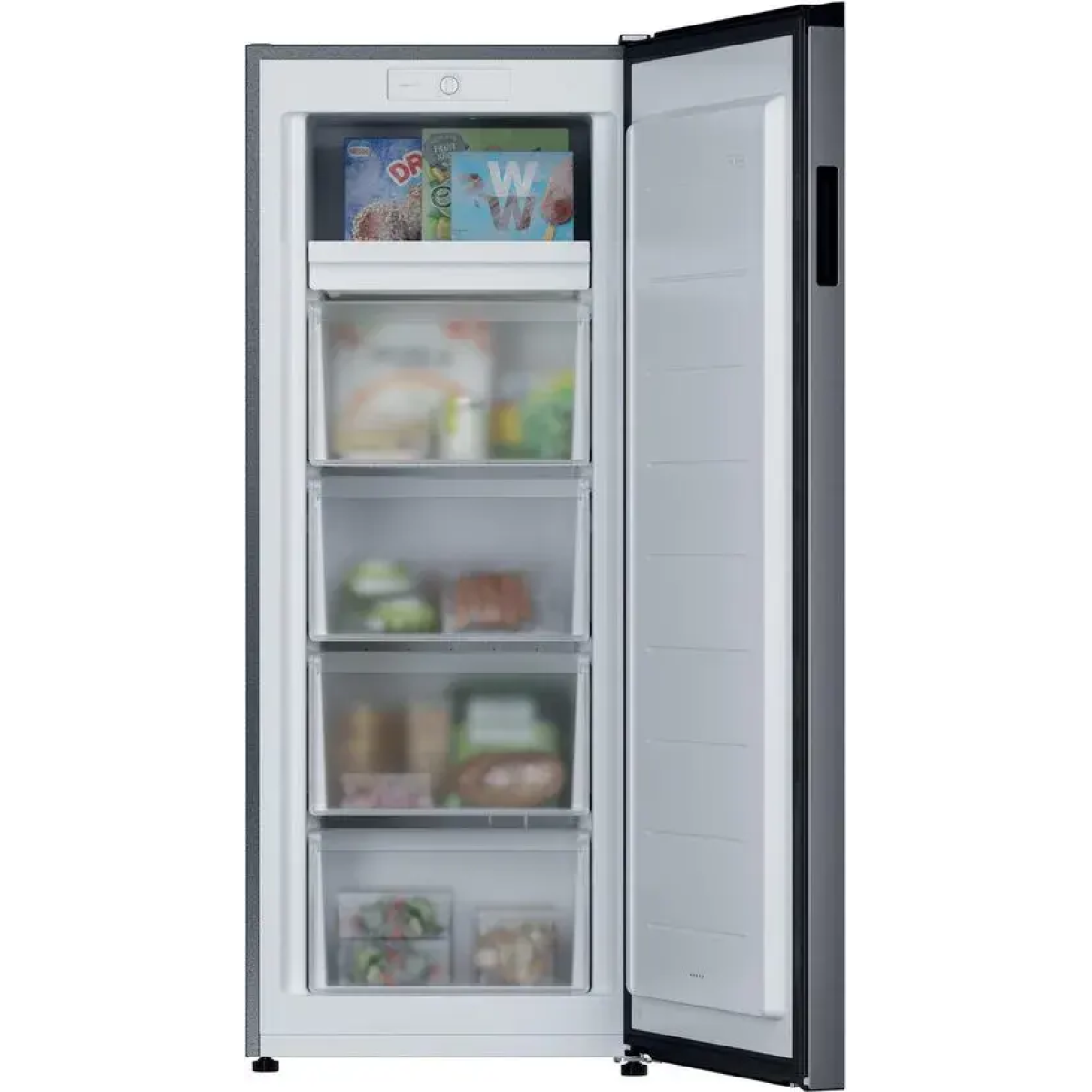 candy cnuq2l513ex koel-vriescombinatie – no frost – rvs look – energiezuinig – vrijstaand